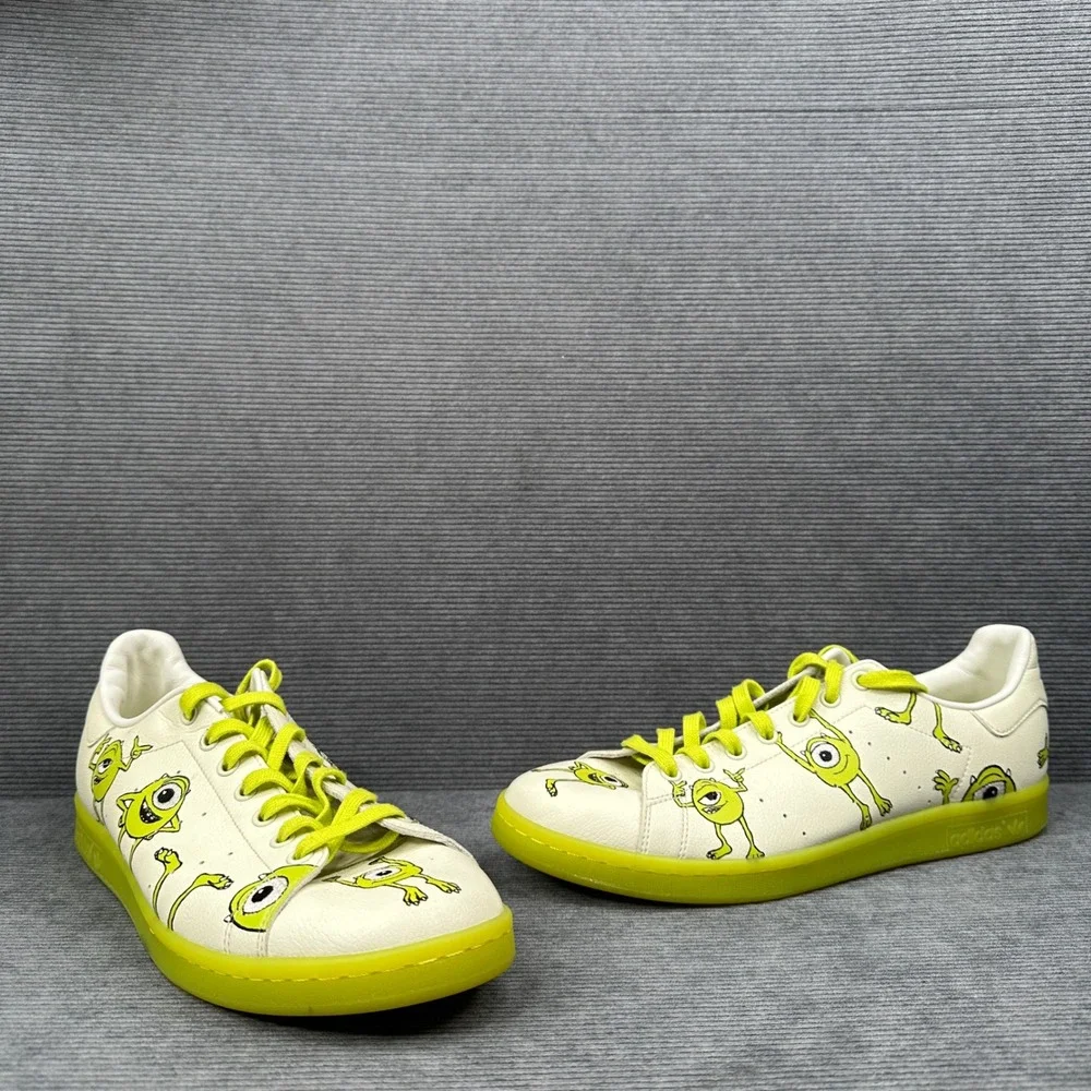 Adidas Stan Smith Disney Monsters Inc Mike Wazowski Mens 12 FZ2706 Green Cream